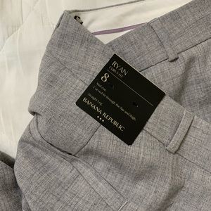 Banana republic Ryan dress pants in gray size 8